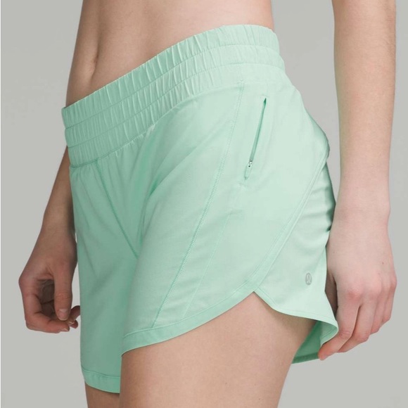 Lululemon Track That Mid-Rise Lined Short 5", Wild Mint, Size 2 - Picture 6 of 9